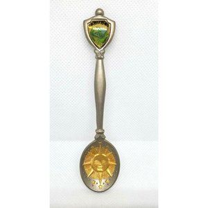 Rare Vintage Souvenir Aruba Sunshine Embossed Collectors Agiftcorp Spoon